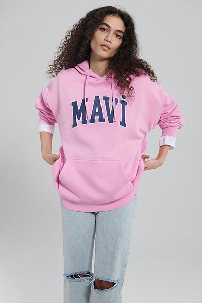 Mavi HANORAC CU GLUGĂ ȘI LOGO