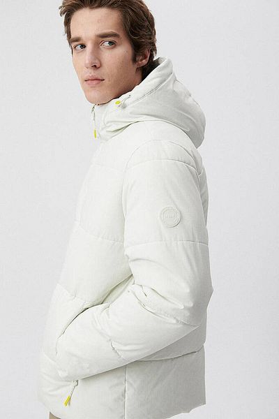 Mavi M 0110211 -71621 White Puffer Jacket with Hood