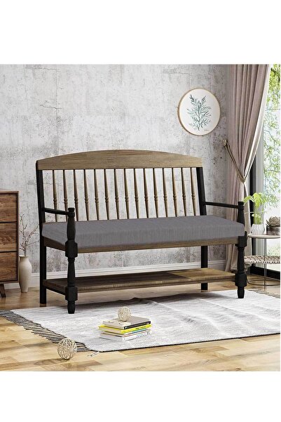 RevuBaby Çoton Kumaş Uzun Koltuk Minderi Iç Ve Dış Mekan Güneş Dayanıklı Bank & Sandalye Minderi100-45-8 Cm