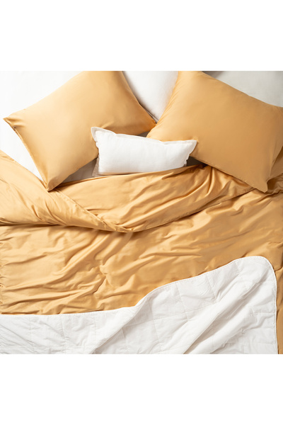 Zsa Zsa Zsu Solıd 300 Tc Tek Kişilik Pamuk %100 Pamuk Saten Nevresim Seti 160...