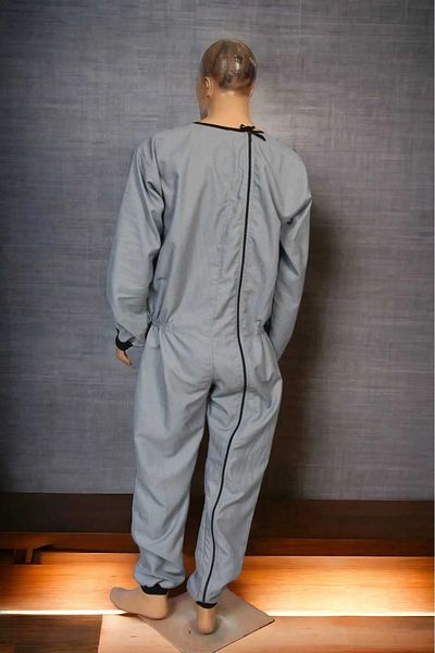 Demanslife Care Coverall - Cotton Ribbed Dementia, Clothing and Patient Coverall (Small)
