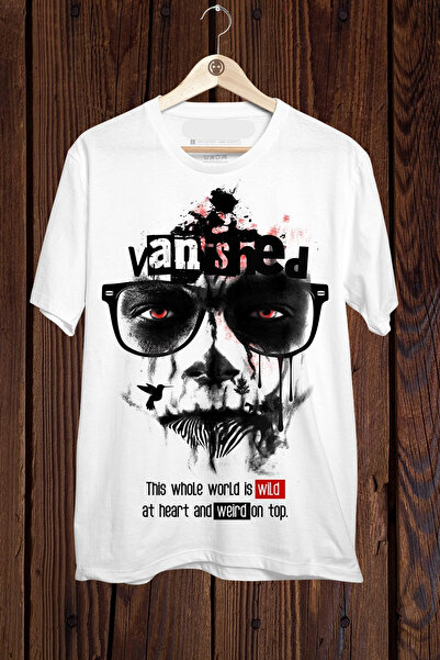 FECCY Tricou oversize din bumbac cu imprimeu VANISHED