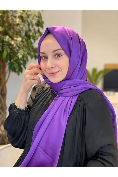 Sima Purple-103 Valentino Shawl - Ζωντανό σχέδιο