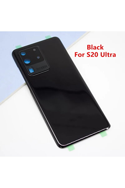 Choice غطاء خلفي أسود اللون لبطارية هاتف S20 Ultra (SM-G988) مقاس 6.9 بوصة...