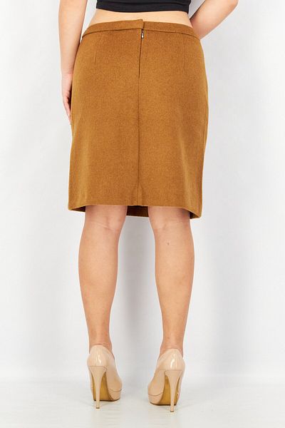 Esprit Women Textured Mini Skirt, Tan