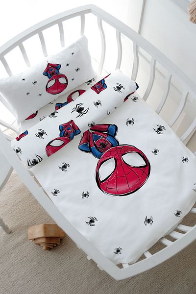 Tuğba Kuğu Park Bed Duvet Cover (80X120) - for Baby Series - Spiderman