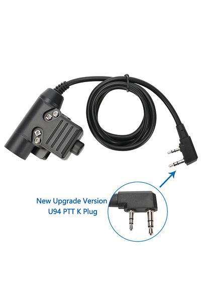 BAOFENG Airsoft Tactical Headset U94 PTT with Button for Baofeng UV-5R UV-S9 Plus UV-21 17  Pro 2...