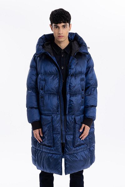 GMG FIRENZE Hooded Long Casual Men's Coat