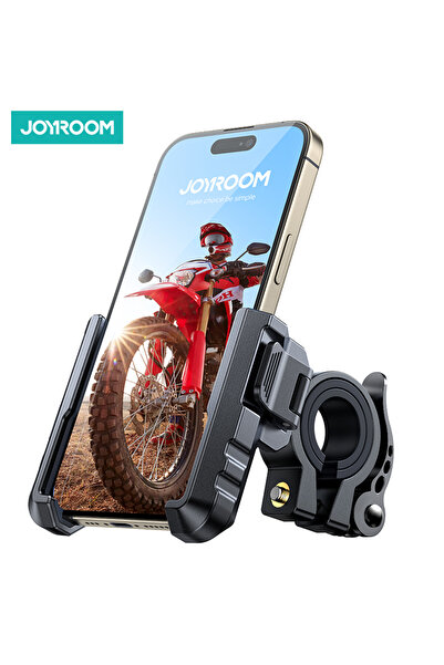 Choice حامل هاتف Joyroom أسود للدراجة النارية والدراجات البخارية الكهربائية و...