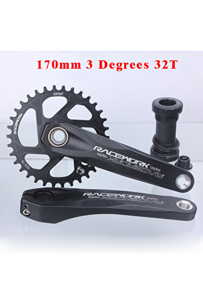 Choice مجموعة مرفق دراجة جبلية RACEWORK مقاس 170 مم و3 درجات و32T و170/175 مم...