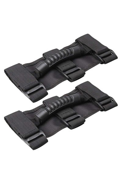 Choice Black Roll Bar Grab Handles 2 Pack Unlimited Roll Bar Side Grab Handle For Jeep Wrangler Yj Tj Lj...