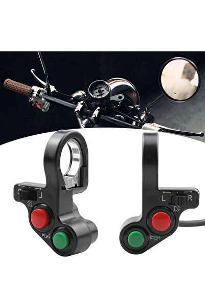 Choice Motorcycle Scooter Electric Bike 7/8" Handlebar Horn Turn Signals Ligh...