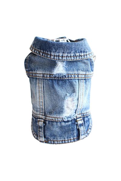 Choice L Blue Thin Pet Dog Coat Cool Dog Jeans Jacket For Small Medium Dogs Fashion Puppy Clothes Dog Acces