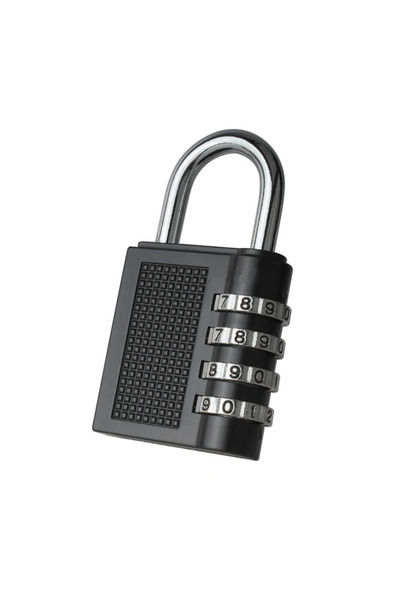 Choice قفل صغير مقاوم للماء من سبائك الزنك لحقيبة السفر مصنوع من 4 أرقام بالل...