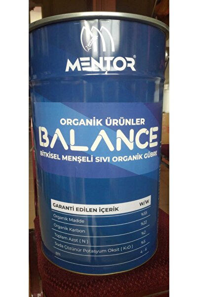 MENTOR TARIM Mentor Balance Bitkisel İçerikli Sıvı Gübre 20 LT
