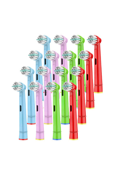 Choice 16 قطعة 4/8/16 قطعة رؤوس بديلة لفرشاة الأسنان للأطفال لفرشاة الأسنان ا...