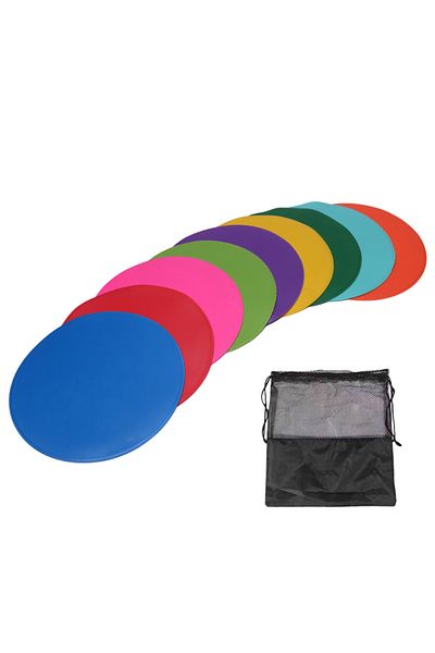 Choice 9pcs 9pcs 23cmdurable Round Rubber Sports Marker Poly Vinyl Spot Markers For Drills And Training Sp