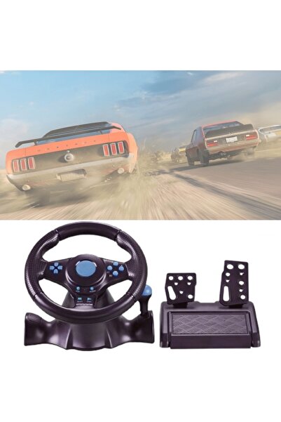 gaman Pc Gaming Pro 90 Derece Direksiyon Seti Vites Gaz Fren Direksiyon 23 Cm...