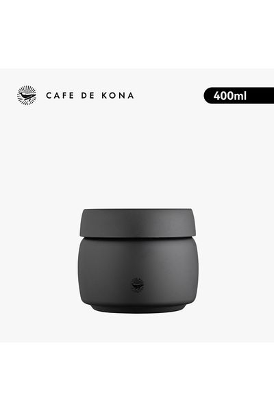 Choice 400ml (BLACK) Cafedekona Stainless Steel Sealed Tank Stainless Steel Vacuum Sealed Canisters For Cof