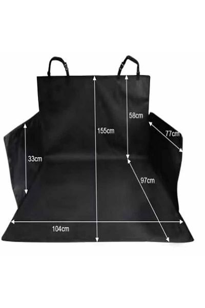 Choice Black Car Boot Liner Protector For Dog Nonslip Waterproof Pet Cargo Cover Anti-scratch Tear-resistan