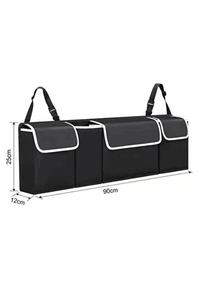Choice منظم صندوق السيارة الأسود، حقيبة تخزين المقعد الخلفي عالية السعة ومتعد...