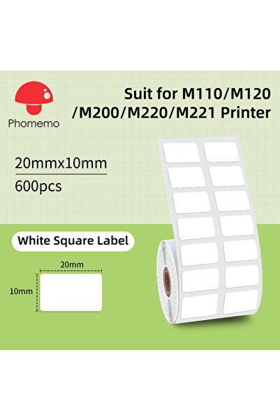 Choice1 ملصق حراري متعدد الأغراض من Phomemo Paper لطابعات الملصقات M110 M200 M220، ورق لاصق مستدير ...