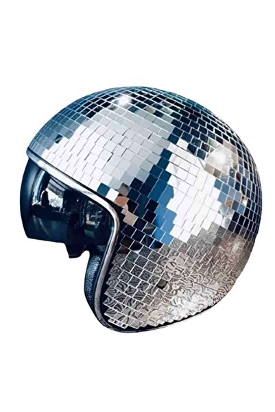 Choice خوذة كرة الديسكو الكلاسيكية مع مرآة وخوذة كرة لامعة وقبعة ونادي وبار و...