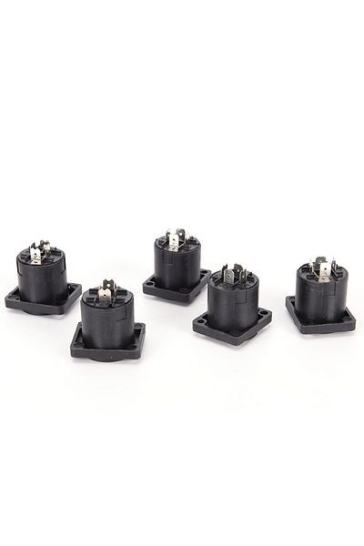 Choice 10pcs/lot  4 Pin Speakon Female Jack Socket Connector Audio Loudspeaker Amplifier Converter for P...