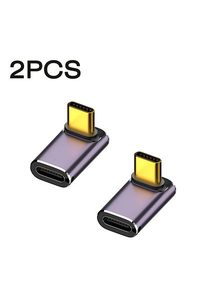 Choice 2pcs Usb4-40g240w-l3 Ugourd Usb4 Otg Type C To C Thunderbolt3 Extension Cable Adapter L Style Male T