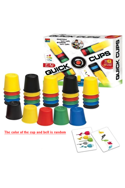 Choice مجموعة واحدة من ألعاب الطاولة التفاعلية للأكواب القابلة للتكديس من QUI...