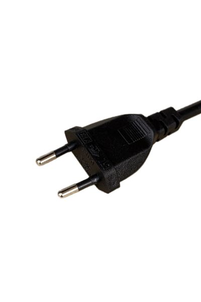 Choice سلك تمديد قابس ذكر ثنائي السنون إلى كابل محول IEC 320 C5 لإمداد الطاقة للكمبيوتر المحمول، محول طاقة الاتحاد الأوروبي