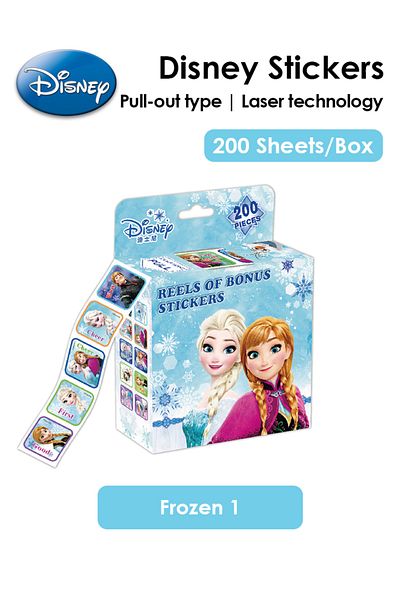Choice Frozon L 200 Pcs Disney Children Cartoon Stickers Pull Out Frozen Princess Stickers Cute Kawai Toy P