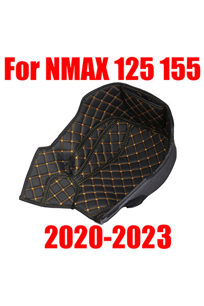 Choice1 صندوق تخزين مقعد دراجة نارية 2020-2023 وسادة داخلية لحماية بطانة صندو...