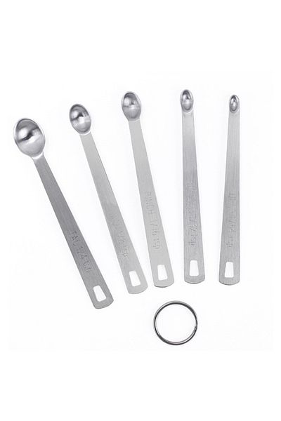 Choice 5pcs/Set Small Measuring Spoons Seasoning Dry And Liquid Ingredients Kitchen Stainless Steel Mear...