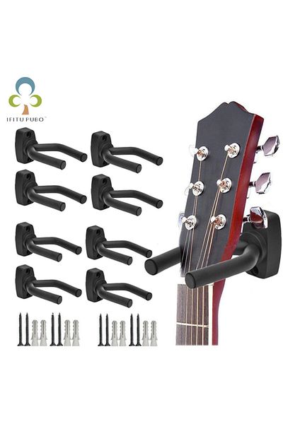 Choice 2/4/6/10Pcs Guitar Hanger Holder Hook Wall Mount for Electric Acoustic Guitars Strings guitar pic...
