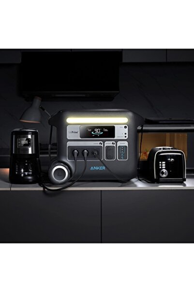 Anker Powerhouse 767 Taşınabilir Güç Kaynağı 2048wh 2400w Ev Karavan Ve Dış Mekan Kullanımı Için Lif