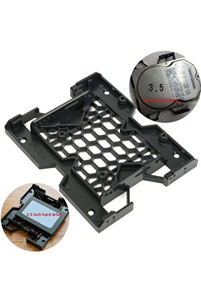 Choice 1pc 5.25" To 3.5" 2.5" Tray Bracket Mounting Cooling Fan HDD Adapter SSD Hard Drive
