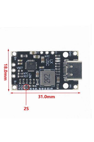 Choice 2s Balanced Usb 2s 3s Bms 15w 8.4v 12.6v 1.5a Lithium Battery Charging Boost Module With Balanced Su