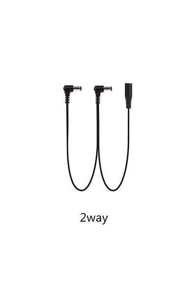 Miwayer 1-2way Daisy Chain Cable 1 To 2 3 5 6 8 10 Ways Guitar Effect Pedal Accessory 9v Dc Adapter