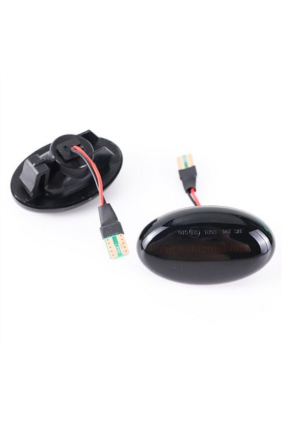 Choice مصباح إشارة انعطاف ديناميكي LED يسار ويمين قطعتان لسيارة مرسيدس بنز سمارت W450 W452 A-cl