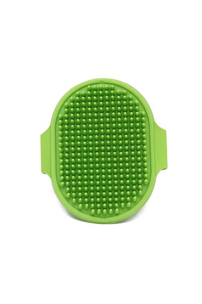 Choice Green Dog Shower Brush, Silicone Pet Massage Brush, Short Haired Cat Scrub Brush, Shower Glove Clean