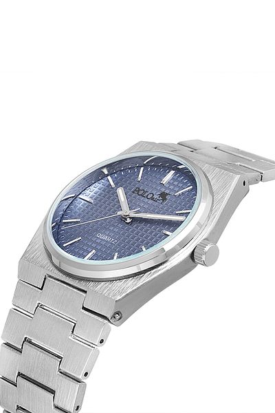 Polo Air Stylish Men's Wristwatch Silver-Navy PL-0861E2x