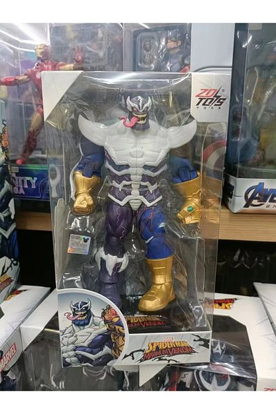 Choice Thanos Box Zd Original Venom Parasitic Iron Man Thanos Symbiote Captain America Black Panther 1/10 M