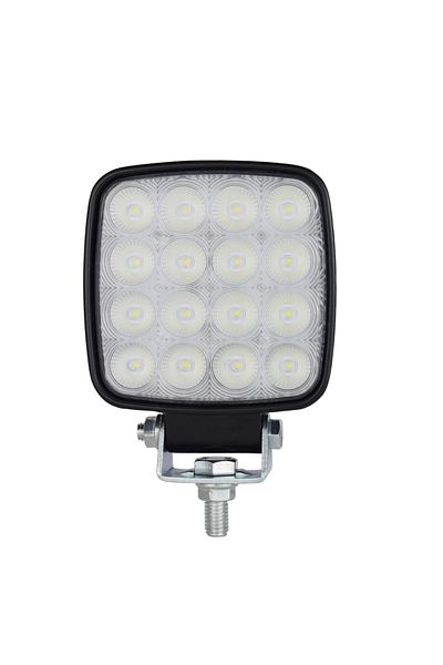 jaln7 6000 كيلو أبيض 4 بوصة LED كشاف ضوء مربع حفارة رافعة شوكية جرار شديد التحمل Blub الطرق الوعرة 12 فولت 24 فولت