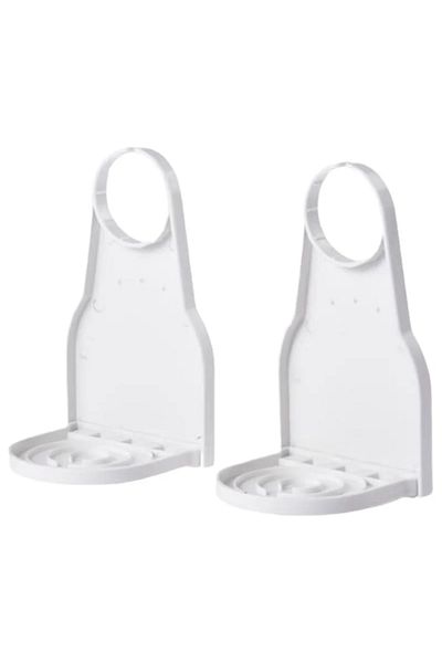 Choice White 2pcs 2pcs Laundry Detergent Universal White Organizer Soap Dish Accessories Drip Collector Cup