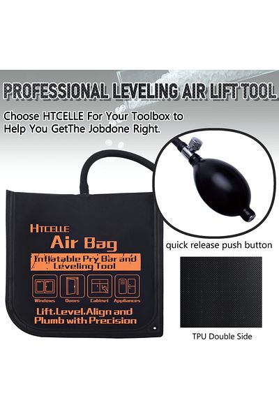 Choice Air Wedge Bag, 3 Piece Strong Commercial Grade air bag Pump Professional Leveling Kit Alignment T...