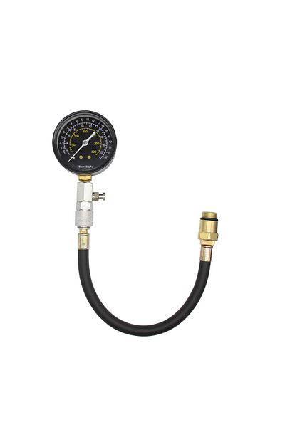 Choice Engine Cylinder Compressions Tester Kit 0-300PSI Pressure Gauge Check Test Tool Automotive Repair...