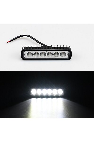 Choice مصباح عمل أبيض 6 مصابيح LED للطرق الوعرة للسيارات، ضوء نهاري 12 فولت، شعاع فيضان لسيارة جيب 4x4 ATV 4
