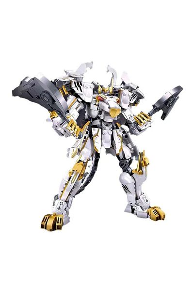 Choice No Box Sluban White Tiger Mecha Building Blocks Classic Mecha Figure Model Set Bricks Collect Educat