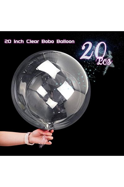 Choice 20 قطعة أخرى من بالونات بوبو الفقاعية، 20 قطعة من بالونات بوبو الشفافة...